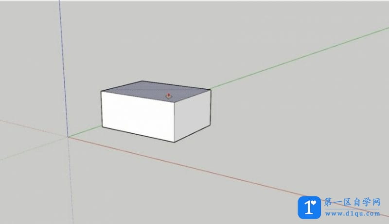 sketchup进行环形旋转复制模型的方法与步骤-1