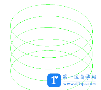 CAD画弹簧的方法-3