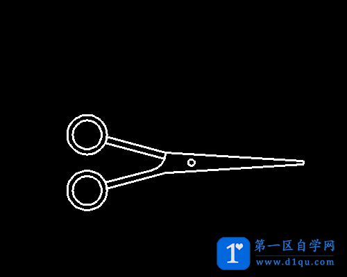 cad画简笔画手术剪刀的图文教程-5