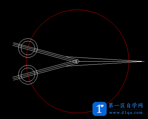 cad画简笔画手术剪刀的图文教程-3