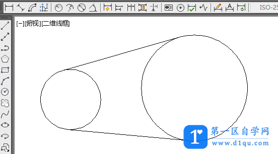 cad两圆公切线画法-6