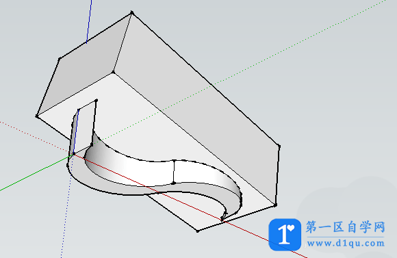 怎么用SketchUp绘制曲线坡道？SketchUp绘制曲线坡道的方法-10