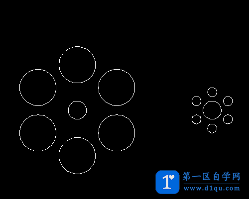 cad怎么绘制艾宾浩斯错觉图?-5