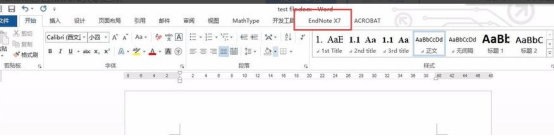 endnote怎么和word关联？-1