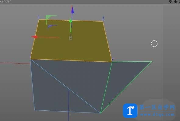 C4D使用多边形画笔工具建模不规则模型的操作步骤-5