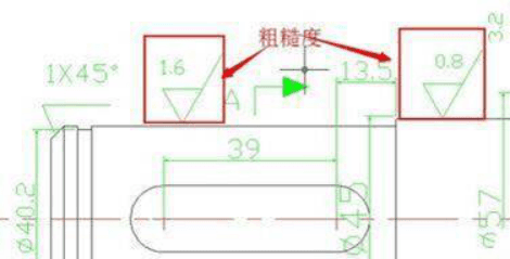 cad粗糙度符号怎么标注-1