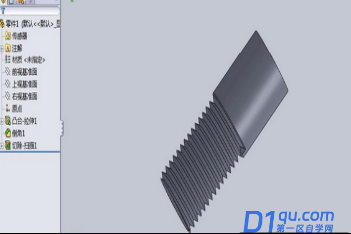 solidworks怎么画螺纹? 三种solidworks画螺纹的方法!-3