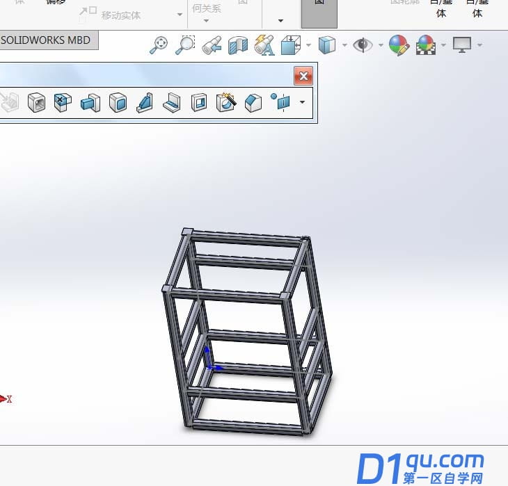 solidworks方形管怎么快速添加顶端盖?-1