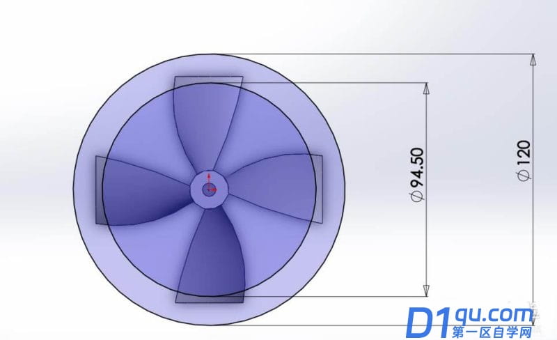 Solidworks怎么建模螺旋桨? sw画螺旋桨模型的教程-16