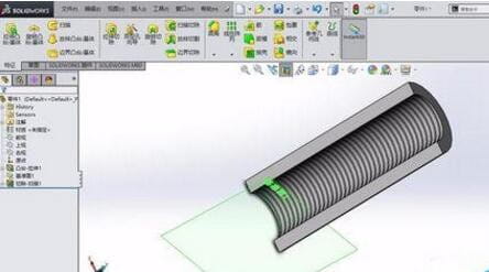 SolidWorks外螺纹与内螺纹怎么画？SolidWorks画真实螺纹-13