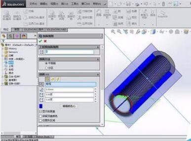 SolidWorks外螺纹与内螺纹怎么画？SolidWorks画真实螺纹-12