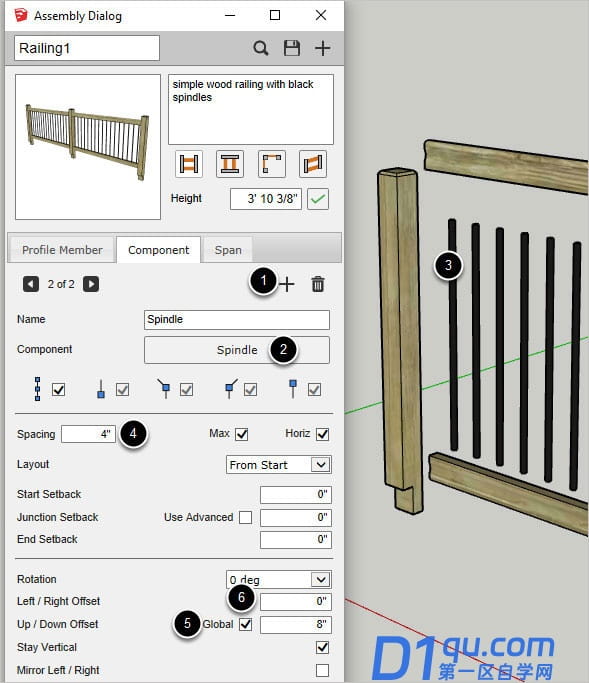 Profile Builder（草图大师建模专用插件）的使用教程-11