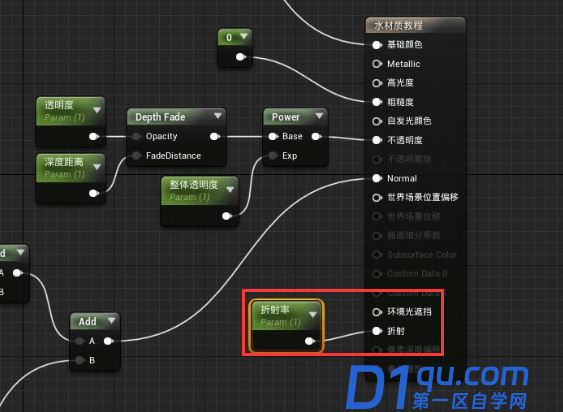 UE4水材质怎么制作？原理及主要节点是什么？-9