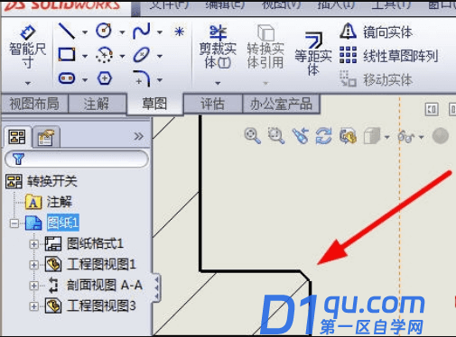 solidworks工程图如何标注倒角？-1