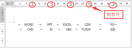 word制表符在哪？如何设置？-2