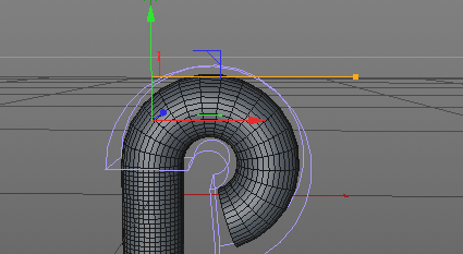 怎样使C4D管道模型弯曲？-9