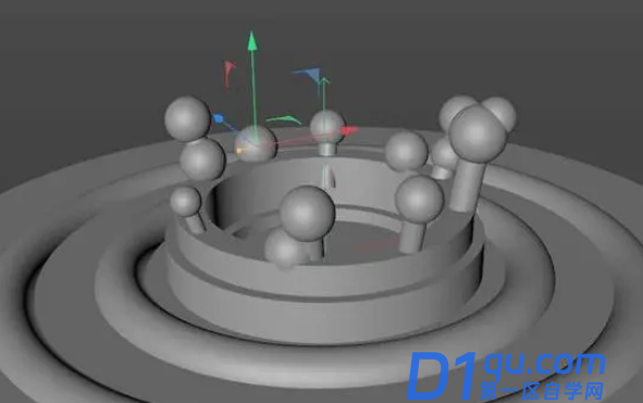 c4d流体效果怎么做？不使用插件在cinema4d中创建瓶口流出的水-19