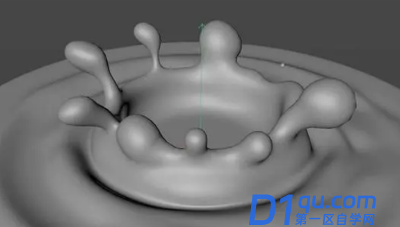 c4d流体效果怎么做？不使用插件在cinema4d中创建瓶口流出的水-28