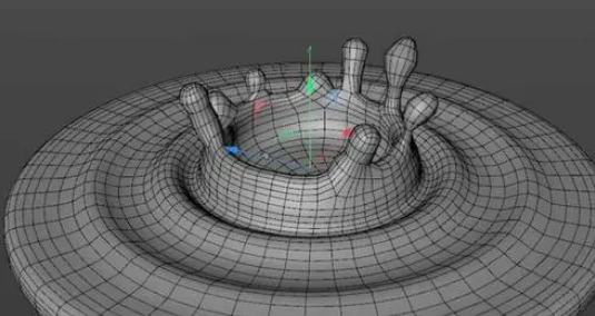 c4d流体效果怎么做？不使用插件在cinema4d中创建瓶口流出的水-27