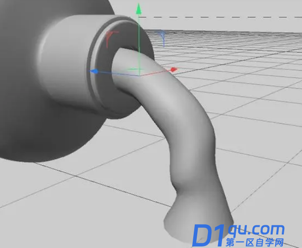 c4d流体效果怎么做？不使用插件在cinema4d中创建瓶口流出的水-10