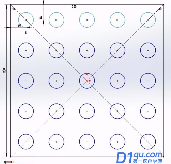 Solidworks线性草图阵列与线性阵列有什区别?-7