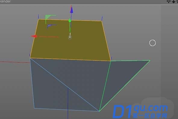 C4D怎么使用多边形画笔工具建模不规则模型?-5