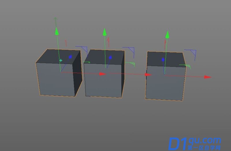 C4D怎么批量对齐模型的轴线? c4d轴对齐到对象的技巧-4