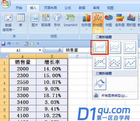 excel折线图如何设置横纵坐标-10